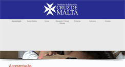 Desktop Screenshot of institutocruzdemalta.com.br